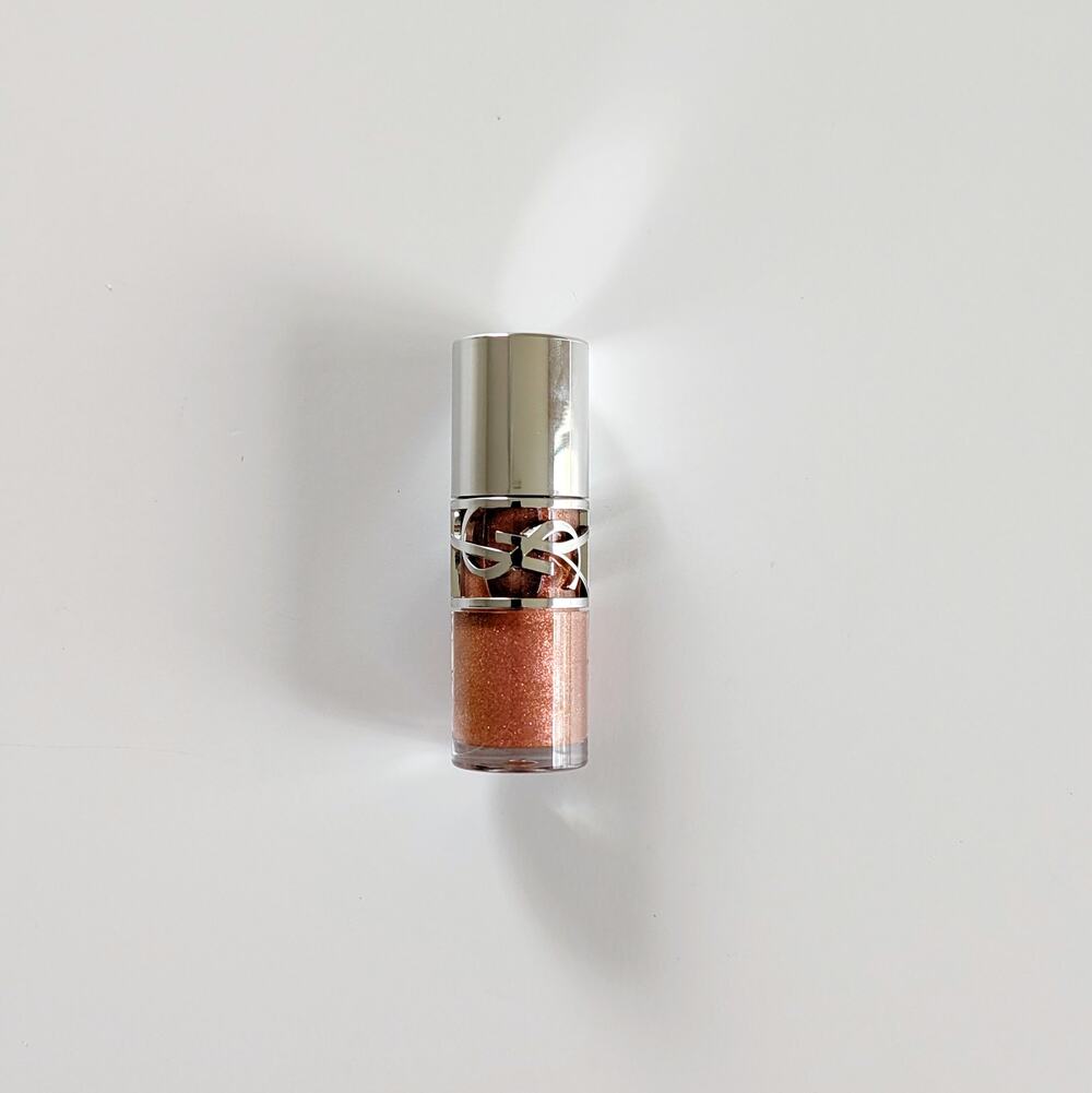 YSL Loveshine Plumping Lip Oil Gloss 12 Honey Moon 0.2 oz (full size)
